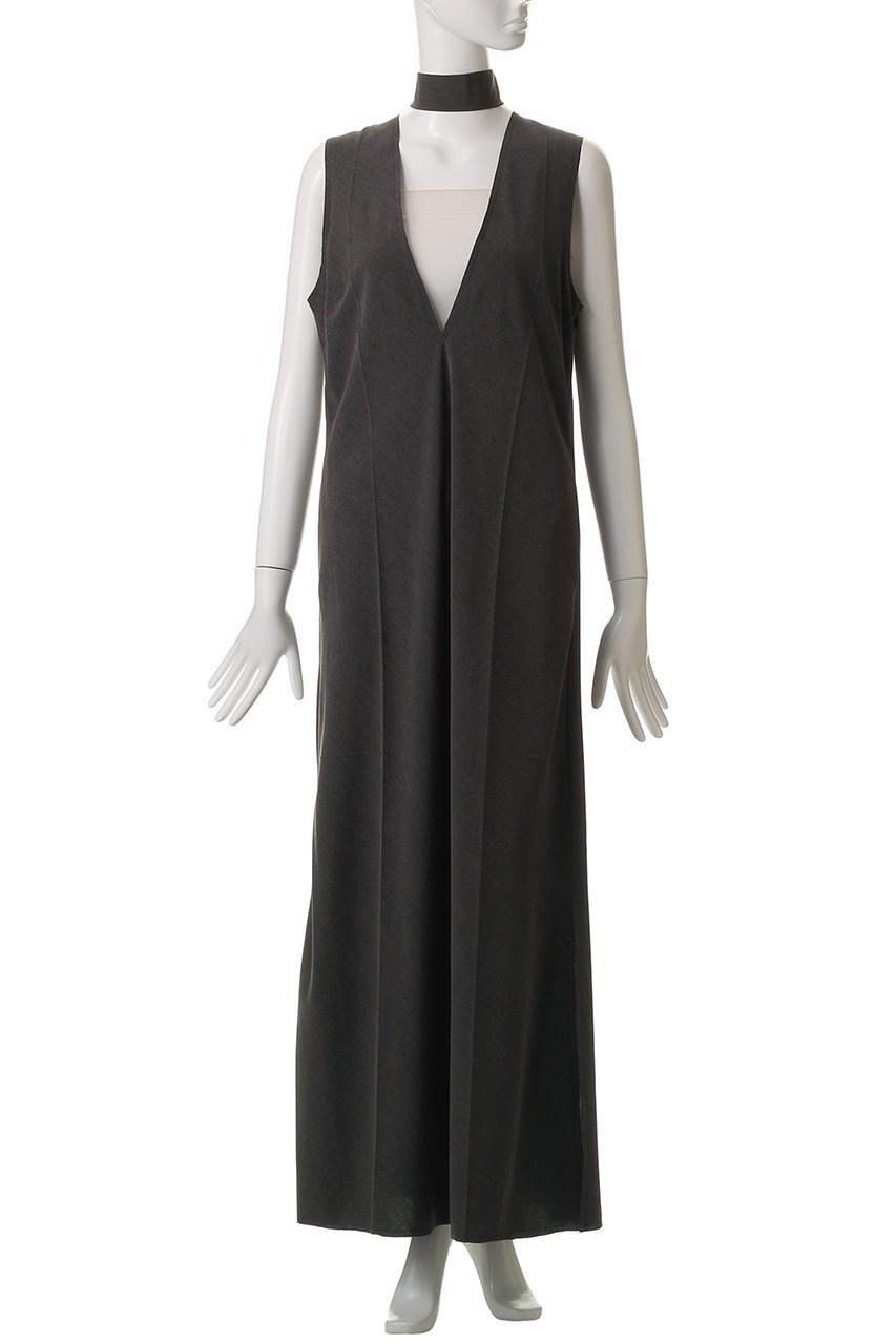 【プランク プロジェクト/PRANK PROJECT】のチョーカーコンビ2WAYワンピ / Choker Combination 2WAY Onepiece 人気、トレンドファッション・服の通販 founy(ファニー) ファッション Fashion レディースファッション Fashion for Women ワンピース Dresses チュニック Tunic Tops & Dresses チュニック Tunic, Long Top ツイル Twist, Twisted Detail ドレス Dress, One-Piece メランジ Melange, Mixed Yarn リボン Ribbon, Bow ロング Long, Long-Length ワッシャー Washer, Crinkled Finish 夏 Summer other-2|ID: prp329100004456451 ipo3291000000034421791