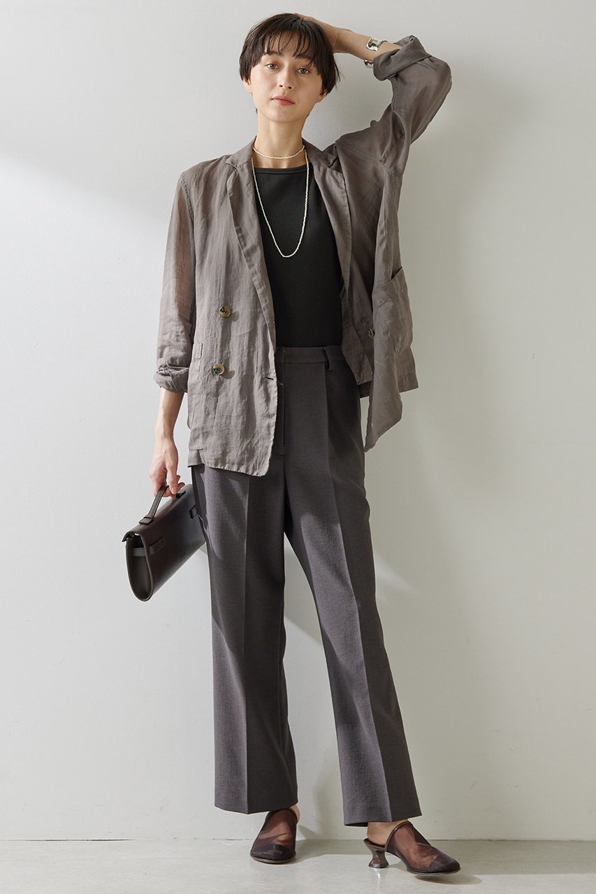 【ウィムガゼット/Whim Gazette】のラミーダブルジャケット 人気、トレンドファッション・服の通販 founy(ファニー) 　ファッション　Fashion　レディースファッション　Fashion for Women　アウター　Coat / Outerwear Collection　レディースジャケット・軽アウター　Jackets　シアー　Sheer, See-Through　ジャケット　Jacket, Outerwear　ミドル　Middle Length, Mid Height　エレガント 上品　Elegant　夏　Summer　定番　Standard, Basic Item　春　Spring　S/S・春夏　SS, Spring/Summer, Warm Season　other-2|ID: prp329100004457630 ipo3291000000032809236