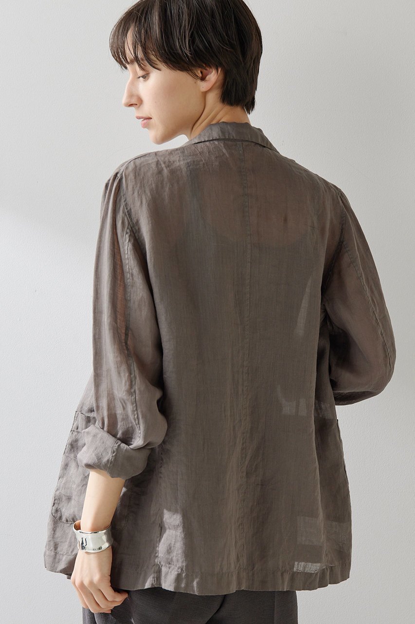 【ウィムガゼット/Whim Gazette】のラミーダブルジャケット 人気、トレンドファッション・服の通販 founy(ファニー) 　ファッション　Fashion　レディースファッション　Fashion for Women　アウター　Coat / Outerwear Collection　レディースジャケット・軽アウター　Jackets　シアー　Sheer, See-Through　ジャケット　Jacket, Outerwear　ミドル　Middle Length, Mid Height　エレガント 上品　Elegant　夏　Summer　定番　Standard, Basic Item　春　Spring　S/S・春夏　SS, Spring/Summer, Warm Season　other-4|ID: prp329100004457630 ipo3291000000032809238