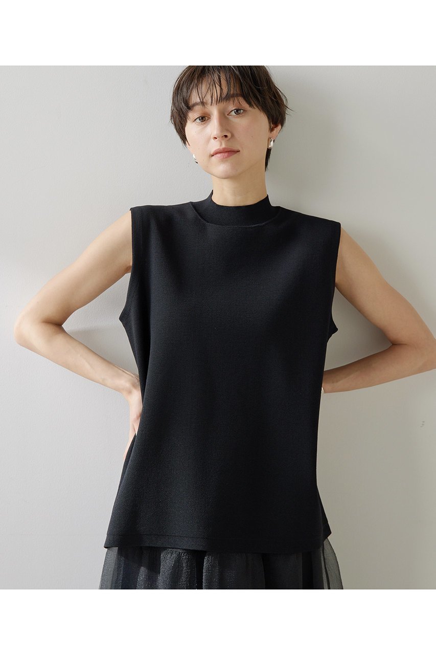 【ウィムガゼット/Whim Gazette】のガータニットノースリーブプルオーバー 人気、トレンドファッション・服の通販 founy(ファニー) 　ファッション　Fashion　レディースファッション　Fashion for Women　トップス・カットソー　Cut & Sew Tops　ニット　Knit Tops & Sweaters　キャミソール&ノースリーブ　Camisoles & Sleeveless Tops　カジュアルプルオーバー・ニットトップス　Pullovers & Knit Tops / Casual Pullovers　おすすめ　Recommended / Our Picks　インナー　Innerwear　エレガント 上品　Elegant　シンプル　Simple, Minimal　ジャケット　Jacket, Outerwear　セットアップ　Set-Up, Coordinated Outfit　ノースリーブ　Sleeveless, No-Sleeve　ハイネック　High Neck, Mock Neck　ボックス　Boxy, Box Shape　 other-1|ID: prp329100004457631 ipo3291000000032926801