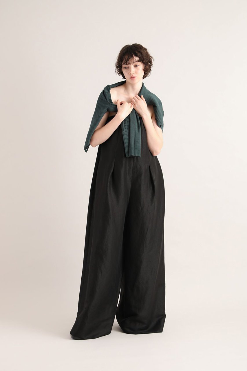 【サクラ/SACRA】のシルキーリネンオールインワン 人気、トレンドファッション・服の通販 founy(ファニー) 　ファッション　Fashion　レディースファッション　Fashion for Women　パンツ　Pants & Trousers　インナー　Innerwear　シルキー　Silky, Smooth Texture　リネン　Linen, Linen Fabric　リブニット　Rib Knit, Ribbed Knit　ロング　Long, Long-Length　再入荷　Restock / Back in Stock　夏　Summer　other-7|ID: prp329100004457644 ipo3291000000032756349