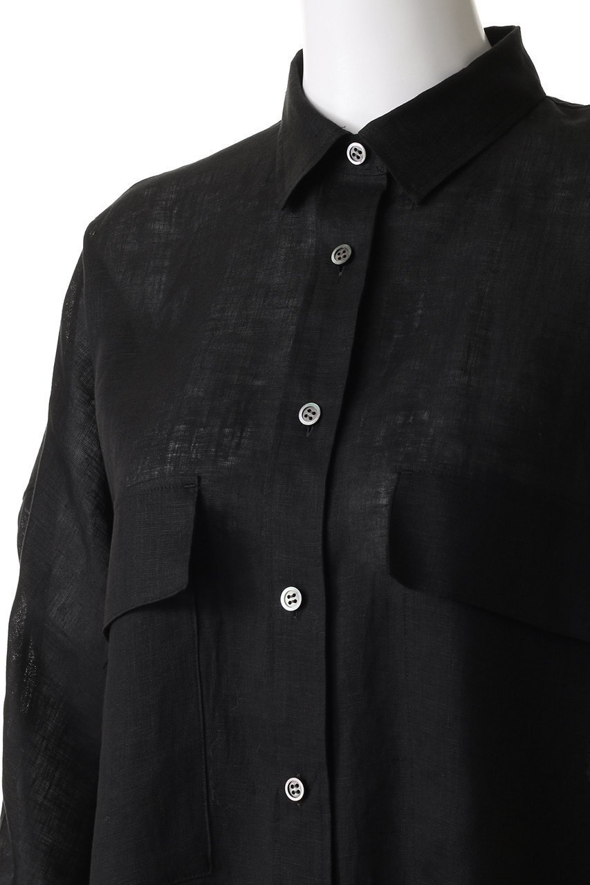 【サクラ/SACRA】のゼファーリネンクロスシャツ 人気、トレンドファッション・服の通販 founy(ファニー) 　ファッション　Fashion　レディースファッション　WOMEN　トップス・カットソー　Tops/Tshirt　シャツ/ブラウス　Shirts/Blouses　スリーブ　Sleeve　ロング　Long　エレガント 上品　Elegant　今季　This Season　夏　Summer　other-5|ID: prp329100004457645 ipo3291000000031323741