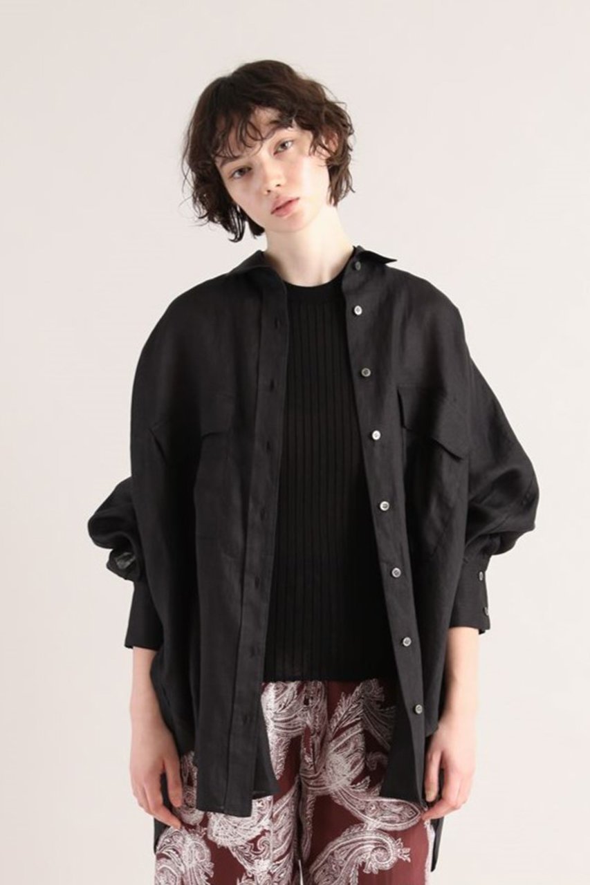 【サクラ/SACRA】のゼファーリネンクロスシャツ 人気、トレンドファッション・服の通販 founy(ファニー) 　ファッション　Fashion　レディースファッション　WOMEN　トップス・カットソー　Tops/Tshirt　シャツ/ブラウス　Shirts/Blouses　スリーブ　Sleeve　ロング　Long　エレガント 上品　Elegant　今季　This Season　夏　Summer　other-8|ID: prp329100004457645 ipo3291000000031323744