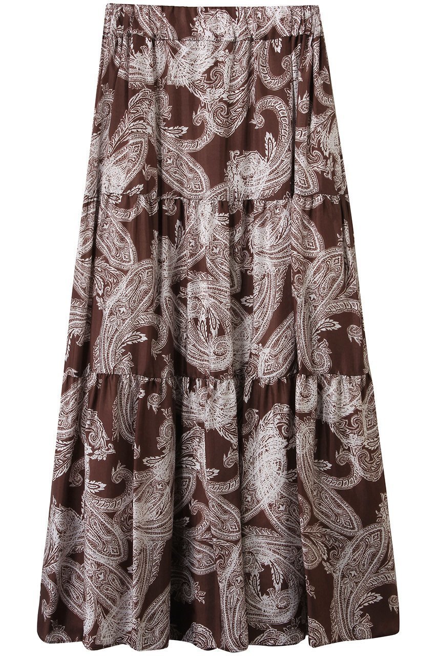 【サクラ/SACRA】のオーバーラップペイズリースカート 人気、トレンドファッション・服の通販 founy(ファニー) ファッション Fashion レディースファッション Fashion for Women スカート Skirts ロングスカート Long Skirts / Maxi & Midi Skirts ペイズリー Paisley, Ethnic Pattern リゾート Resort, Vacation Style ロング Long, Long-Length エレガント 上品 Elegant 夏 Summer other-1|ID: prp329100004457646 ipo3291000000032852075