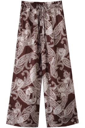 【サクラ/SACRA】 オーバーラップペイズリーパンツ人気、トレンドファッション・服の通販 founy(ファニー) ファッション Fashion レディースファッション Fashion for Women パンツ Pants & Trousers おすすめ Recommended / Our Picks ペイズリー Paisley, Ethnic Pattern ボトム Bottoms, Lower Wear リゾート Resort, Vacation Style ワイド Wide, Wide Fit 無地 Plain, Solid Color |ID:prp329100004457647