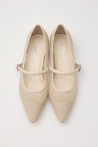 【スタッカート/STACCATO】のメッシュネットローパンプス ホワイト|ID:prp329100004457648