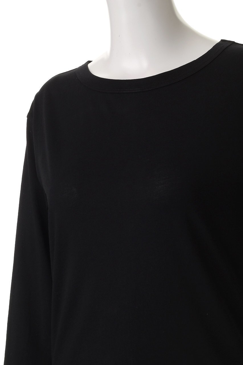 【デミーリー/DEMYLEE】のKOHA オーガニックコットンジャージー オープンバックカットソー 人気、トレンドファッション・服の通販 founy(ファニー) 　ファッション　Fashion　レディースファッション　Fashion for Women　トップス・カットソー　Cut & Sew Tops　シャツ・ブラウス・オフィスカジュアル　Elegant Blouses & Button-Ups　ロングTシャツ・Tシャツ　Longline T-Shirts & Tees　カットソー・ベーシックTシャツ　Cut-and-Sewn Tops / Stretch Tees & Basics　カットソー　Cut and Sewn Top　シンプル　Simple, Minimal　スリーブ　Sleeve, Long Sleeve / Short Sleeve　ロング　Long, Long-Length　other-5|ID: prp329100004457653 ipo3291000000032858523