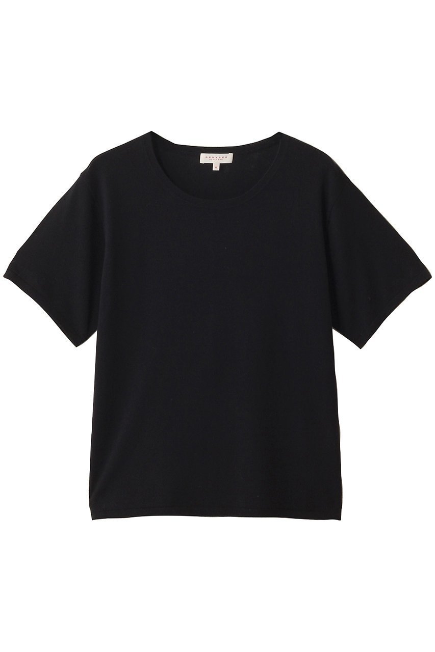 【デミーリー/DEMYLEE】のNATALIE スーパーファインピマコットン サマーニットT インテリア・キッズ・メンズ・レディースファッション・服の通販 founy(ファニー) 　ファッション　Fashion　レディースファッション　Fashion for Women　トップス・カットソー　Cut & Sew Tops　ニット　Knit Tops & Sweaters　カジュアルプルオーバー・ニットトップス　Pullovers & Knit Tops / Casual Pullovers　インナー　Innerwear　サマー　Summer, Summer Style　シンプル　Simple, Minimal　フィット　Fit, Slim Fit　定番　Standard, Basic Item　ブラック|ID: prp329100004457654 ipo3291000000032934702