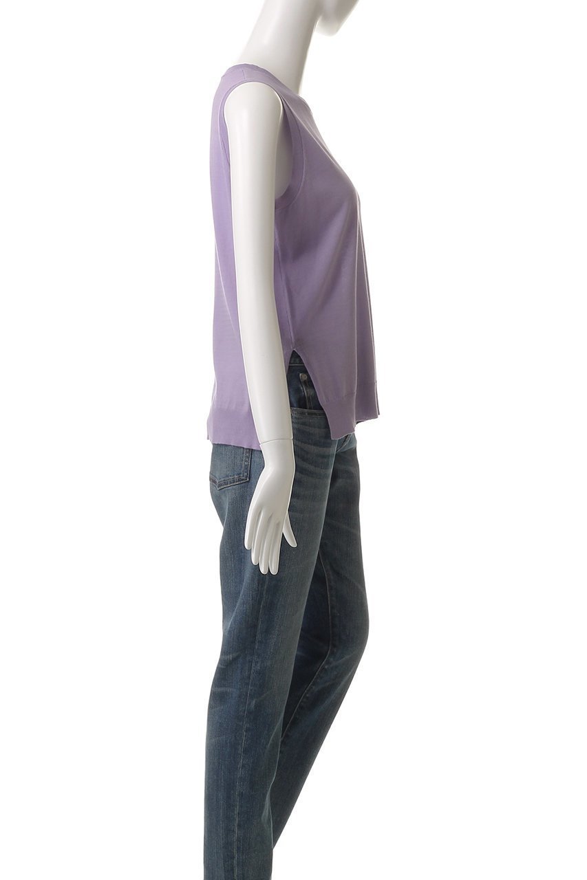 【デミーリー/DEMYLEE】のELISA スーパーファインピマコットン サマーニットベスト 人気、トレンドファッション・服の通販 founy(ファニー) 　ファッション　Fashion　レディースファッション　Fashion for Women　トップス・カットソー　Cut & Sew Tops　ニット　Knit Tops & Sweaters　ベスト&ジレ / 重ね着スタイル　Vests & Gilets　カジュアルプルオーバー・ニットトップス　Pullovers & Knit Tops / Casual Pullovers　なめらか　Smooth, Silky Texture　カットソー　Cut and Sewn Top　コンパクト　Compact, Small Size　サマー　Summer, Summer Style　ベスト　Vest, Waistcoat　other-3|ID: prp329100004457655 ipo3291000000032934771