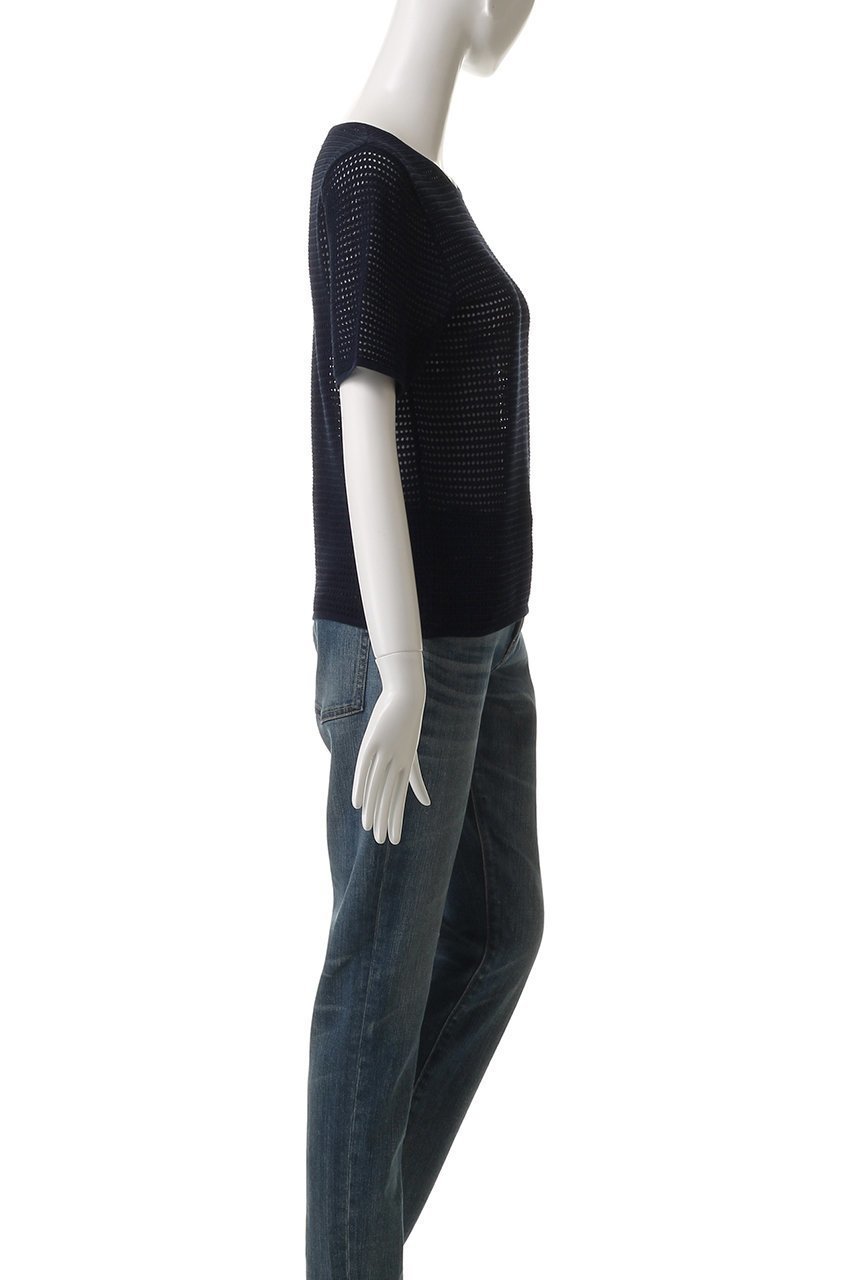【デミーリー/DEMYLEE】のLUCIE ハイツイストコットン クルーネック シアーニットトップ 人気、トレンドファッション・服の通販 founy(ファニー) 　ファッション　Fashion　レディースファッション　Fashion for Women　トップス・カットソー　Cut & Sew Tops　ニット　Knit Tops & Sweaters　カジュアルプルオーバー・ニットトップス　Pullovers & Knit Tops / Casual Pullovers　エレガント 上品　Elegant　夏　Summer　春　Spring　S/S・春夏　SS, Spring/Summer, Warm Season　other-3|ID: prp329100004457656 ipo3291000000032934836