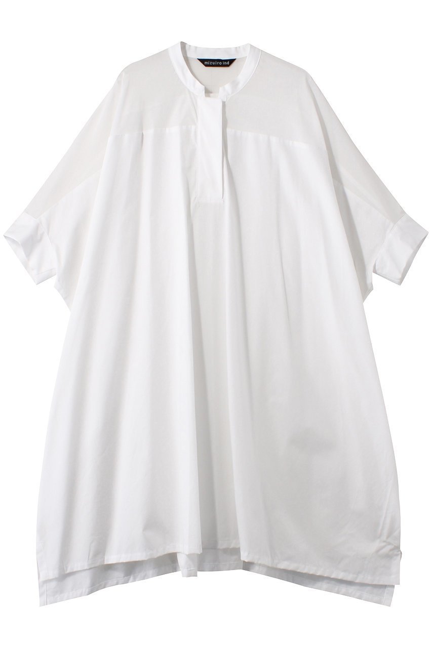 【ミズイロ インド/mizuiro ind】のsheer wide OP ワンピース インテリア・キッズ・メンズ・レディースファッション・服の通販 founy(ファニー) 　ファッション　Fashion　レディースファッション　Fashion for Women　ワンピース　Dresses　チュニック　Tunic Tops & Dresses　サマー　Summer, Summer Style　シアー　Sheer, See-Through　スリーブ　Sleeve, Long Sleeve / Short Sleeve　チュニック　Tunic, Long Top　ハーフ　Half, Half-Length　ワイド　Wide, Wide Fit　off white|ID: prp329100004457671 ipo3291000000032914411