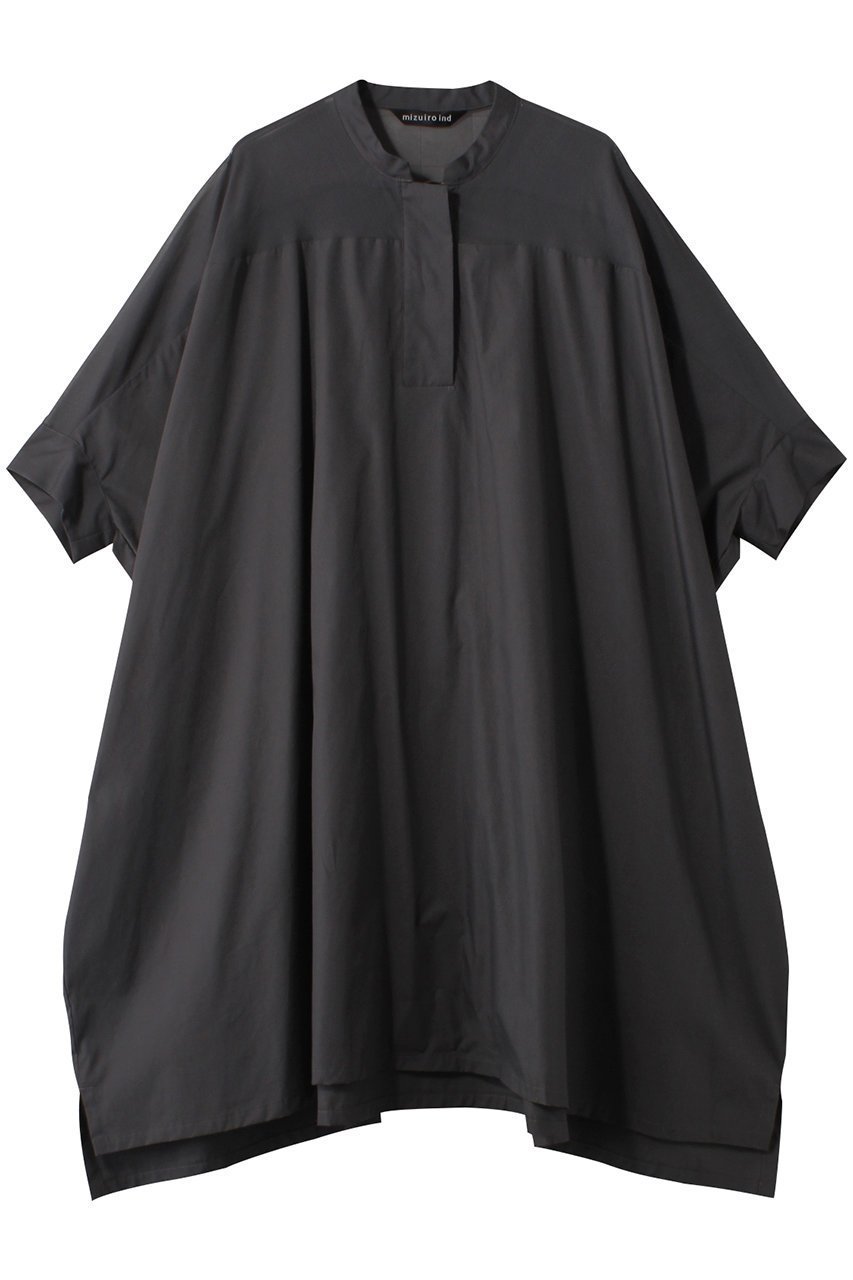 【ミズイロ インド/mizuiro ind】のsheer wide OP ワンピース インテリア・キッズ・メンズ・レディースファッション・服の通販 founy(ファニー) 　ファッション　Fashion　レディースファッション　Fashion for Women　ワンピース　Dresses　チュニック　Tunic Tops & Dresses　サマー　Summer, Summer Style　シアー　Sheer, See-Through　スリーブ　Sleeve, Long Sleeve / Short Sleeve　チュニック　Tunic, Long Top　ハーフ　Half, Half-Length　ワイド　Wide, Wide Fit　c.gray|ID: prp329100004457671 ipo3291000000032914427
