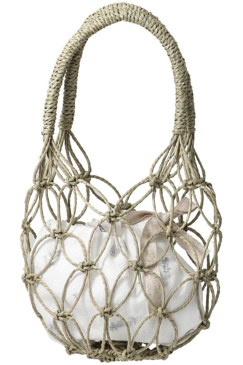 【生地の可能性/kijinokanosei】のsuika バッグ インテリア・キッズ・メンズ・レディースファッション・服の通販 founy(ファニー) 　ファッション　Fashion　レディースファッション　Fashion for Women　バッグ　Bags　シンプル　Simple, Minimal　今季　This Season, Current Season　夏　Summer　巾着　Drawstring Bag, Kinchaku　mimosa ホワイト|ID: prp329100004458509 ipo3291000000035103535