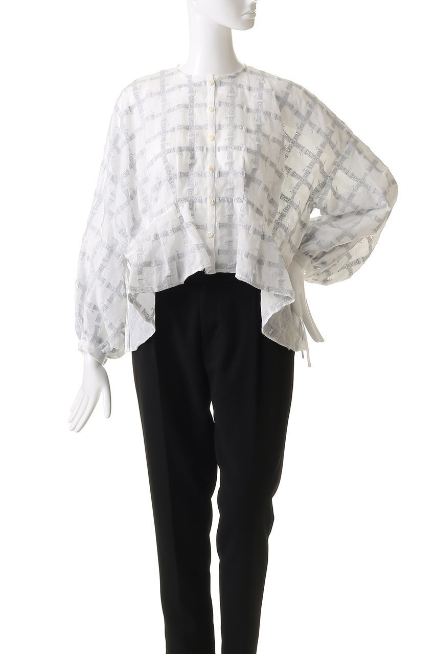 【生地の可能性/kijinokanosei】のタックブラウス 人気、トレンドファッション・服の通販 founy(ファニー) 　ファッション　Fashion　レディースファッション　Fashion for Women　トップス・カットソー　Cut & Sew Tops　シャツ・ブラウス・オフィスカジュアル　Elegant Blouses & Button-Ups　エアリー　Airy Texture　ギャザー　Gathered, Ruffled　スリーブ　Sleeve, Long Sleeve / Short Sleeve　ファブリック　Fabric, Textile　フェミニン　Feminine, Girly　ロング　Long, Long-Length　other-2|ID: prp329100004458511 ipo3291000000036118697