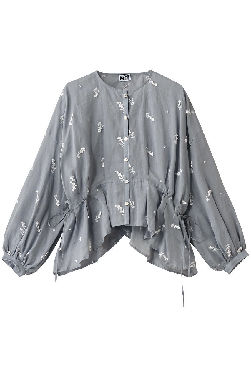 【生地の可能性/kijinokanosei】のタックブラウス 人気、トレンドファッション・服の通販 founy(ファニー) 　ファッション　Fashion　レディースファッション　Fashion for Women　トップス・カットソー　Cut & Sew Tops　シャツ・ブラウス・オフィスカジュアル　Elegant Blouses & Button-Ups　ギャザー　Gathered, Ruffled　スラックス　Slacks, Dress Pants　スリーブ　Sleeve, Long Sleeve / Short Sleeve　デニム　Denim, Jeans Material　ファブリック　Fabric, Textile　フェミニン　Feminine, Girly　ロング　Long, Long-Length　エレガント 上品　Elegant　再入荷　Restock / Back in Stock　 other-1|ID: prp329100004458512 ipo3291000000032745463