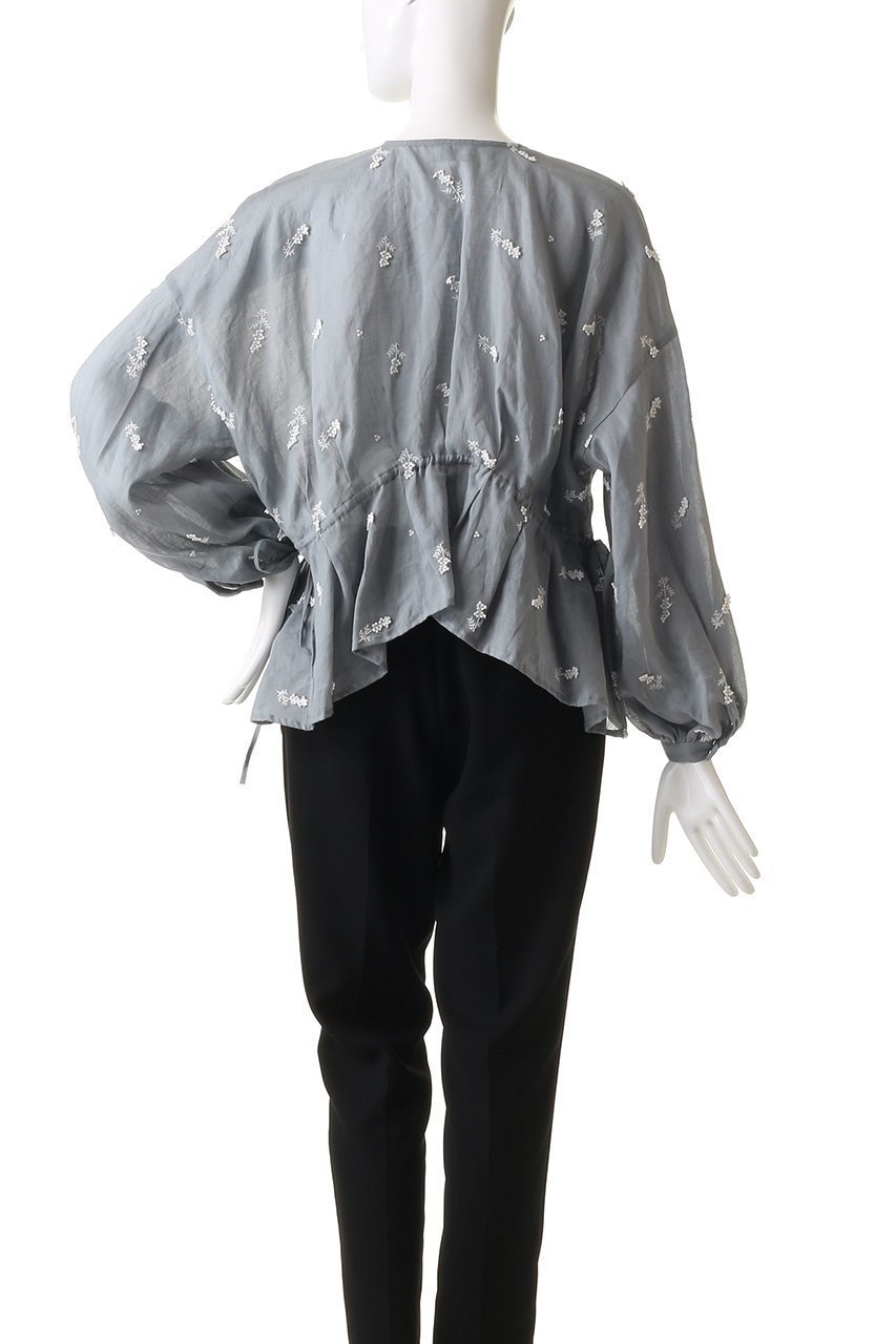 【生地の可能性/kijinokanosei】のタックブラウス 人気、トレンドファッション・服の通販 founy(ファニー) 　ファッション　Fashion　レディースファッション　Fashion for Women　トップス・カットソー　Cut & Sew Tops　シャツ・ブラウス・オフィスカジュアル　Elegant Blouses & Button-Ups　ギャザー　Gathered, Ruffled　スラックス　Slacks, Dress Pants　スリーブ　Sleeve, Long Sleeve / Short Sleeve　デニム　Denim, Jeans Material　ファブリック　Fabric, Textile　フェミニン　Feminine, Girly　ロング　Long, Long-Length　エレガント 上品　Elegant　other-4|ID: prp329100004458512 ipo3291000000036202203