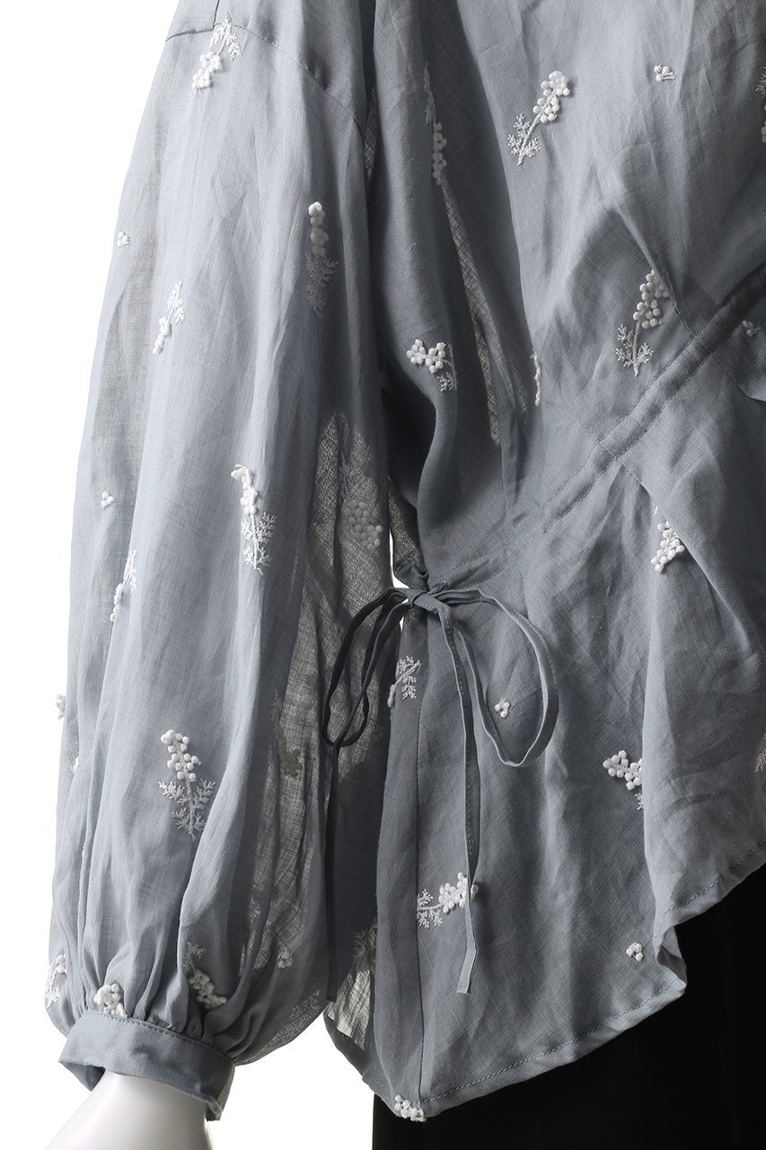 【生地の可能性/kijinokanosei】のタックブラウス 人気、トレンドファッション・服の通販 founy(ファニー) 　ファッション　Fashion　レディースファッション　Fashion for Women　トップス・カットソー　Cut & Sew Tops　シャツ・ブラウス・オフィスカジュアル　Elegant Blouses & Button-Ups　ギャザー　Gathered, Ruffled　スラックス　Slacks, Dress Pants　スリーブ　Sleeve, Long Sleeve / Short Sleeve　デニム　Denim, Jeans Material　ファブリック　Fabric, Textile　フェミニン　Feminine, Girly　ロング　Long, Long-Length　エレガント 上品　Elegant　other-6|ID: prp329100004458512 ipo3291000000036202206