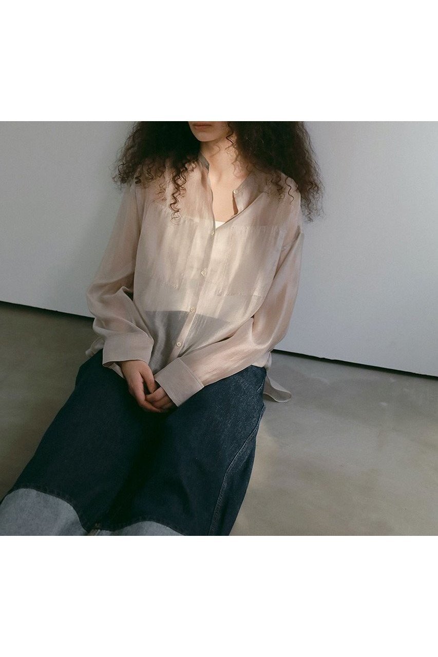 【ハー/HER.】のオーガンジーシャツ 人気、トレンドファッション・服の通販 founy(ファニー) 　ファッション　Fashion　レディースファッション　WOMEN　トップス・カットソー　Tops/Tshirt　シャツ/ブラウス　Shirts/Blouses　オーガンジー　Organdy　シアー　Sheer　スリーブ　Sleeve　バランス　Balance　ロング　Long　夏　Summer　羽織　Haori　other-5|ID: prp329100004458521 ipo3291000000031323683