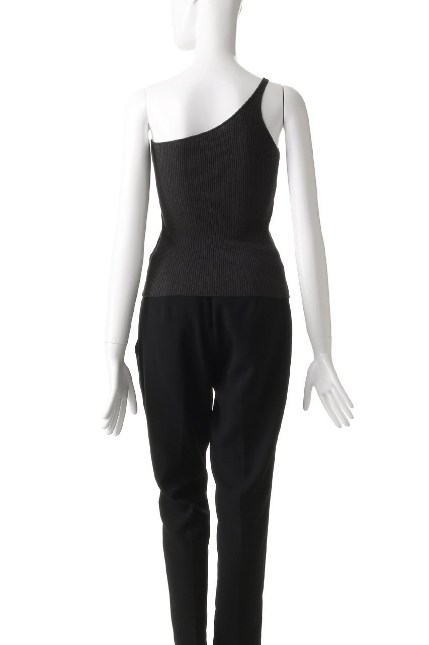 【ハー/HER.】のワンショルリブニットタンク 人気、トレンドファッション・服の通販 founy(ファニー) 　ファッション　Fashion　レディースファッション　Fashion for Women　トップス・カットソー　Cut & Sew Tops　ニット　Knit Tops & Sweaters　カジュアルプルオーバー・ニットトップス　Pullovers & Knit Tops / Casual Pullovers　カーディガン　Cardigan, Knitwear　サマー　Summer, Summer Style　ショルダー　Shoulder, Shoulder Strap　タンク　Tank Top, Sleeveless Top　デコルテ　Décolleté, Neckline　リネン　Linen, Linen Fabric　other-4|ID: prp329100004458522 ipo3291000000032930984