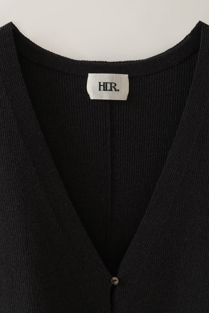 【ハー/HER.】のVネックリブカーディガン 人気、トレンドファッション・服の通販 founy(ファニー) 　ファッション　Fashion　レディースファッション　WOMEN　トップス・カットソー　Tops/Tshirt　カーディガン　Cardigans　シャツ/ブラウス　Shirts/Blouses　ロング / Tシャツ　T-Shirts　カットソー　Cut and Sewn　Vネック　V-Neck　カーディガン　Cardigan　スリーブ　Sleeve　ボックス　Box　ボトム　Bottom　リネン　Linen　ループ　Loop　other-2|ID: prp329100004458523 ipo3291000000031249584