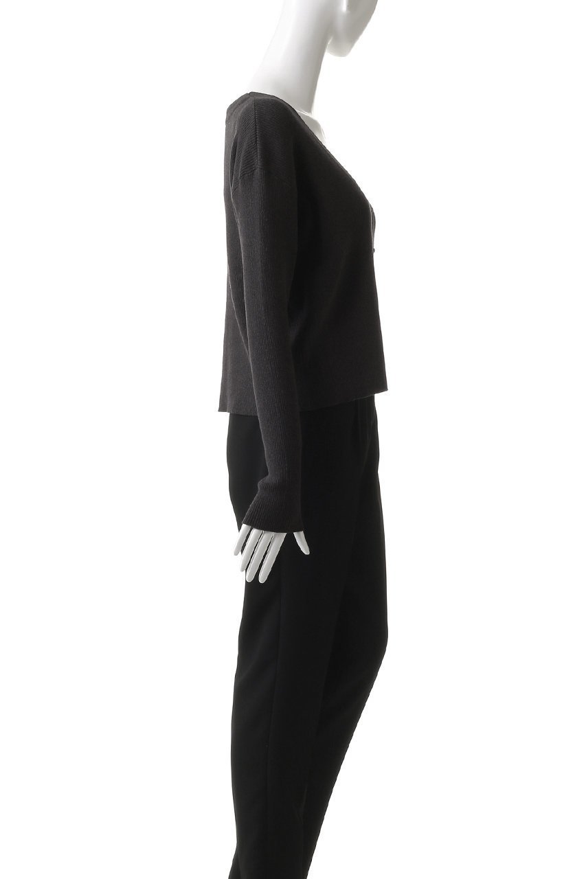 【ハー/HER.】のVネックリブカーディガン 人気、トレンドファッション・服の通販 founy(ファニー) 　ファッション　Fashion　レディースファッション　Fashion for Women　トップス・カットソー　Cut & Sew Tops　カーディガン・羽織り　Layered Style Cardigans　シャツ・ブラウス・オフィスカジュアル　Elegant Blouses & Button-Ups　ロングTシャツ・Tシャツ　Longline T-Shirts & Tees　カットソー・ベーシックTシャツ　Cut-and-Sewn Tops / Stretch Tees & Basics　Vネックトップス　V-Neck Tops / V-Cut Neckline Shirts　カーディガン　Cardigan, Knitwear　スリーブ　Sleeve, Long Sleeve / Short Sleeve　ボックス　Boxy, Box Shape　ボトム　Bottoms, Lower Wear　リネン　Linen, Linen Fabric　ループ　Loop, Loop Knit　other-3|ID: prp329100004458523 ipo3291000000032855284