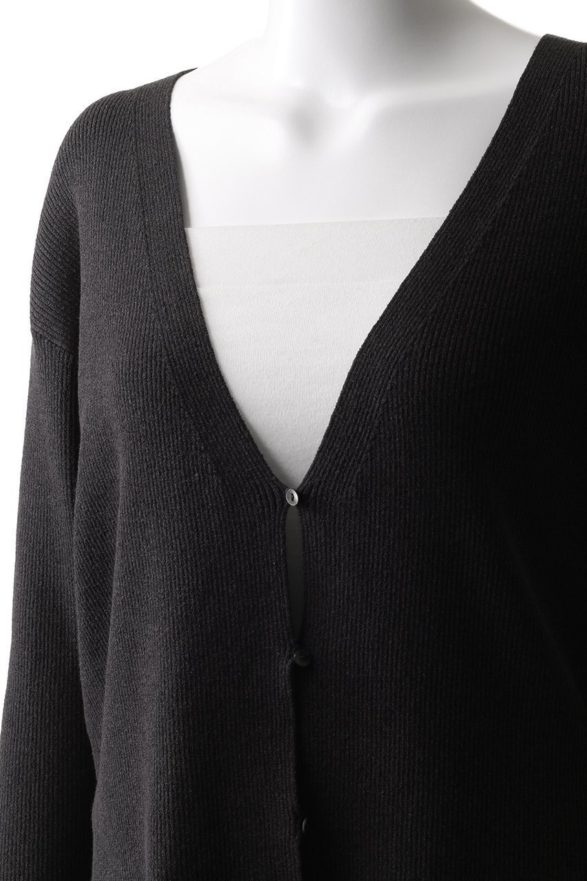 【ハー/HER.】のVネックリブカーディガン 人気、トレンドファッション・服の通販 founy(ファニー) 　ファッション　Fashion　レディースファッション　Fashion for Women　トップス・カットソー　Cut & Sew Tops　カーディガン・羽織り　Layered Style Cardigans　シャツ・ブラウス・オフィスカジュアル　Elegant Blouses & Button-Ups　ロングTシャツ・Tシャツ　Longline T-Shirts & Tees　カットソー・ベーシックTシャツ　Cut-and-Sewn Tops / Stretch Tees & Basics　Vネックトップス　V-Neck Tops / V-Cut Neckline Shirts　カーディガン　Cardigan, Knitwear　スリーブ　Sleeve, Long Sleeve / Short Sleeve　ボックス　Boxy, Box Shape　ボトム　Bottoms, Lower Wear　リネン　Linen, Linen Fabric　ループ　Loop, Loop Knit　other-5|ID: prp329100004458523 ipo3291000000032855293