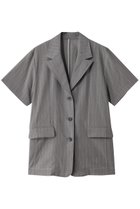 【メゾンスペシャル/MAISON SPECIAL】のSheer Half Sleeve Jacket/シアーハーフスリーブジャケット 人気、トレンドファッション・服の通販 founy(ファニー) ファッション Fashion レディースファッション Fashion for Women アウター Coat / Outerwear Collection レディースジャケット・軽アウター Jackets オーガンジー Organza Fabric 軽量 Lightweight, Ultra Light ジャケット Jacket, Outerwear メッシュ Mesh, Net Fabric リラックス Relax, Relaxed Fit 夏 Summer thumbnail GRY(グレー)|ID: prp329100004464594 ipo3291000000032948653