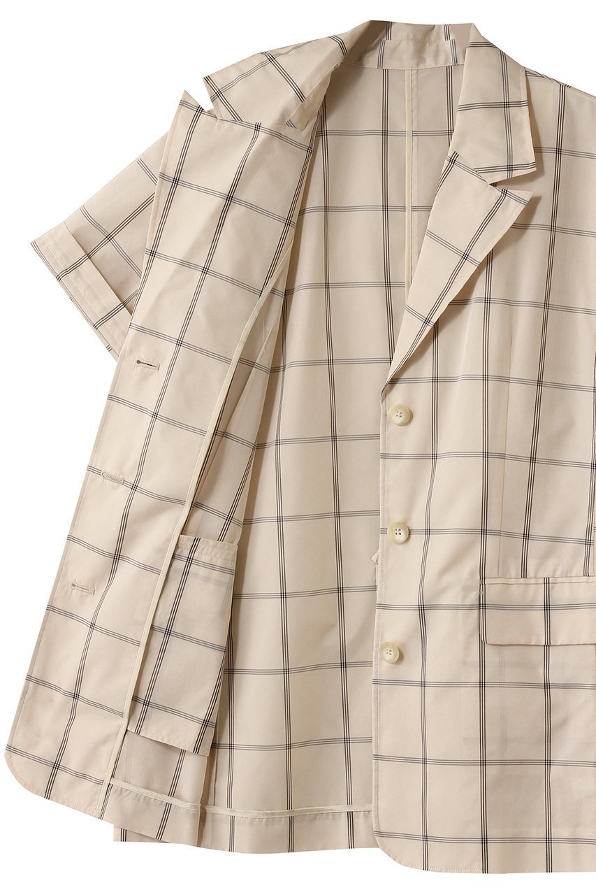 【メゾンスペシャル/MAISON SPECIAL】のSheer Half Sleeve Jacket/シアーハーフスリーブジャケット 人気、トレンドファッション・服の通販 founy(ファニー) 　ファッション　Fashion　レディースファッション　Fashion for Women　アウター　Coat / Outerwear Collection　レディースジャケット・軽アウター　Jackets　オーガンジー　Organza Fabric　軽量　Lightweight, Ultra Light　ジャケット　Jacket, Outerwear　メッシュ　Mesh, Net Fabric　リラックス　Relax, Relaxed Fit　夏　Summer　other-6|ID: prp329100004464594 ipo3291000000032948678