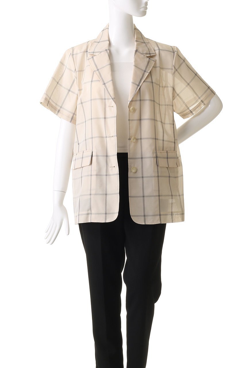 【メゾンスペシャル/MAISON SPECIAL】のSheer Half Sleeve Jacket/シアーハーフスリーブジャケット 人気、トレンドファッション・服の通販 founy(ファニー) 　ファッション　Fashion　レディースファッション　Fashion for Women　アウター　Coat / Outerwear Collection　レディースジャケット・軽アウター　Jackets　オーガンジー　Organza Fabric　軽量　Lightweight, Ultra Light　ジャケット　Jacket, Outerwear　メッシュ　Mesh, Net Fabric　リラックス　Relax, Relaxed Fit　夏　Summer　other-7|ID: prp329100004464594 ipo3291000000032948684