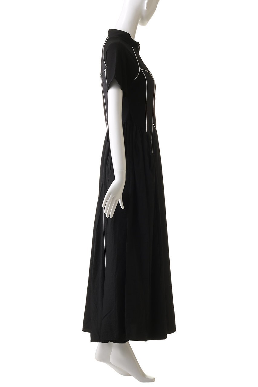 【メゾンスペシャル/MAISON SPECIAL】のZip Up Volume Dress/ジップアップボリュームワンピース 人気、トレンドファッション・服の通販 founy(ファニー) 　ファッション　Fashion　レディースファッション　Fashion for Women　ワンピース　Dresses　フォーマル・パーティードレス・結婚式用ドレス　Elegant & Casual Dresses　チュニック　Tunic Tops & Dresses　スニーカー　Sneakers, Trainers　スポーツ　Sports, Activewear　スリーブ　Sleeve, Long Sleeve / Short Sleeve　チュニック　Tunic, Long Top　ドッキング　Docking, Mixed Material　ドレープ　Drape, Draping Fabric　ハーフ　Half, Half-Length　ロング　Long, Long-Length　おすすめ　Recommended / Our Picks　エレガント 上品　Elegant　other-3|ID: prp329100004464595 ipo3291000000032809268