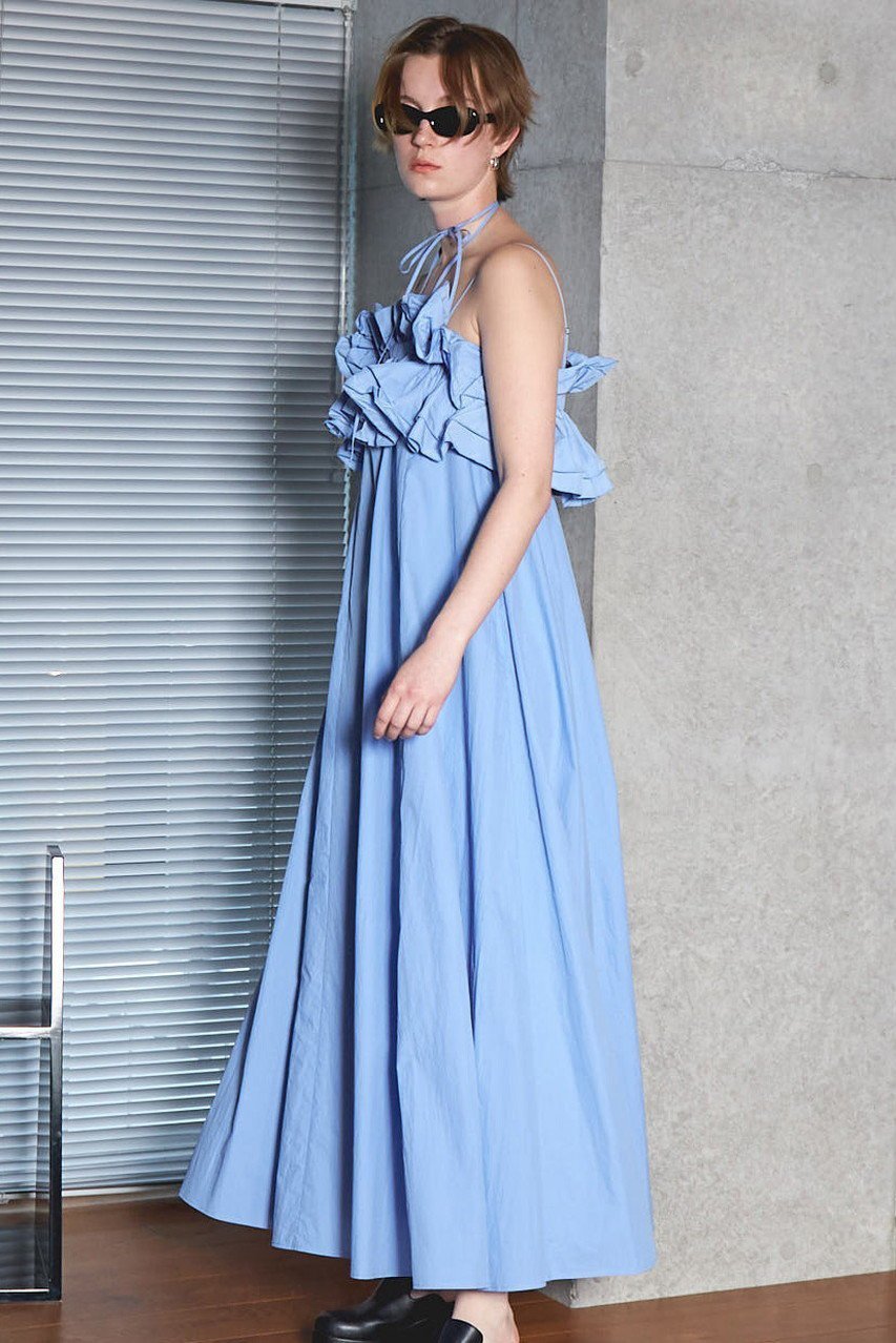 【メゾンスペシャル/MAISON SPECIAL】のRuffle Bear Maxi Dress/フリルベアマキシドレス 人気、トレンドファッション・服の通販 founy(ファニー) ファッション Fashion レディースファッション Fashion for Women ワンピース Dresses フォーマル・パーティードレス・結婚式用ドレス Elegant & Casual Dresses チュニック Tunic Tops & Dresses マキシ丈ワンピース・ロングドレス Maxi Dresses / Long One-Pieces エアリー Airy Texture キャミ Camisole, Cami Top セパレート Separate, Two-Piece タフタ Taffeta, Structured Fabric チュニック Tunic, Long Top ドレープ Drape, Draping Fabric ビスチェ Bustier, Corset Top フリル Frill, Ruffle マキシ Maxi, Full Length リゾート Resort, Vacation Style ループ Loop, Loop Knit ロング Long, Long-Length other-8|ID: prp329100004464596 ipo3291000000035344822