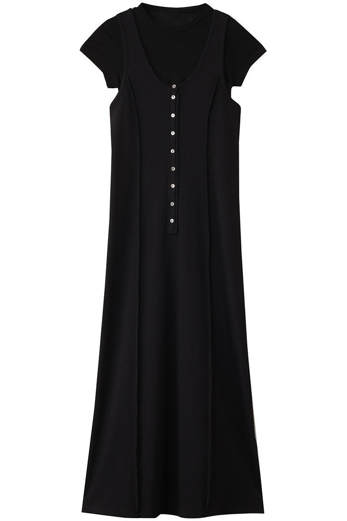 【メゾンスペシャル/MAISON SPECIAL】のHenry Neck Layered Cut And Sew Dress/ヘンリーネックレイヤードカットワンピース インテリア・キッズ・メンズ・レディースファッション・服の通販 founy(ファニー) https://founy.com/ ファッション Fashion レディースファッション Fashion for Women ワンピース Dresses フォーマル・パーティードレス・結婚式用ドレス Elegant & Casual Dresses チュニック Tunic Tops & Dresses シアー Sheer, See-Through シンプル Simple, Minimal チュニック Tunic, Long Top モノトーン Monotone, Black and White ロング Long, Long-Length エレガント 上品 Elegant |ID: prp329100004464598 ipo3291000000032788349