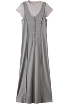 【メゾンスペシャル/MAISON SPECIAL】のHenry Neck Layered Cut And Sew Dress/ヘンリーネックレイヤードカットワンピース 人気、トレンドファッション・服の通販 founy(ファニー) ファッション Fashion レディースファッション Fashion for Women ワンピース Dresses フォーマル・パーティードレス・結婚式用ドレス Elegant & Casual Dresses チュニック Tunic Tops & Dresses シアー Sheer, See-Through シンプル Simple, Minimal チュニック Tunic, Long Top モノトーン Monotone, Black and White ロング Long, Long-Length 再入荷 Restock / Back in Stock エレガント 上品 Elegant thumbnail GRY(グレー)|ID: prp329100004464598 ipo3291000000035062195