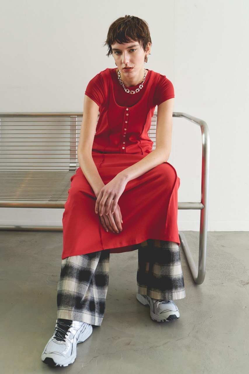 【メゾンスペシャル/MAISON SPECIAL】のHenry Neck Layered Cut And Sew Dress/ヘンリーネックレイヤードカットワンピース 人気、トレンドファッション・服の通販 founy(ファニー) 　ファッション　Fashion　レディースファッション　Fashion for Women　ワンピース　Dresses　フォーマル・パーティードレス・結婚式用ドレス　Elegant & Casual Dresses　チュニック　Tunic Tops & Dresses　シアー　Sheer, See-Through　シンプル　Simple, Minimal　チュニック　Tunic, Long Top　モノトーン　Monotone, Black and White　ロング　Long, Long-Length　再入荷　Restock / Back in Stock　エレガント 上品　Elegant　other-8|ID: prp329100004464598 ipo3291000000035062205