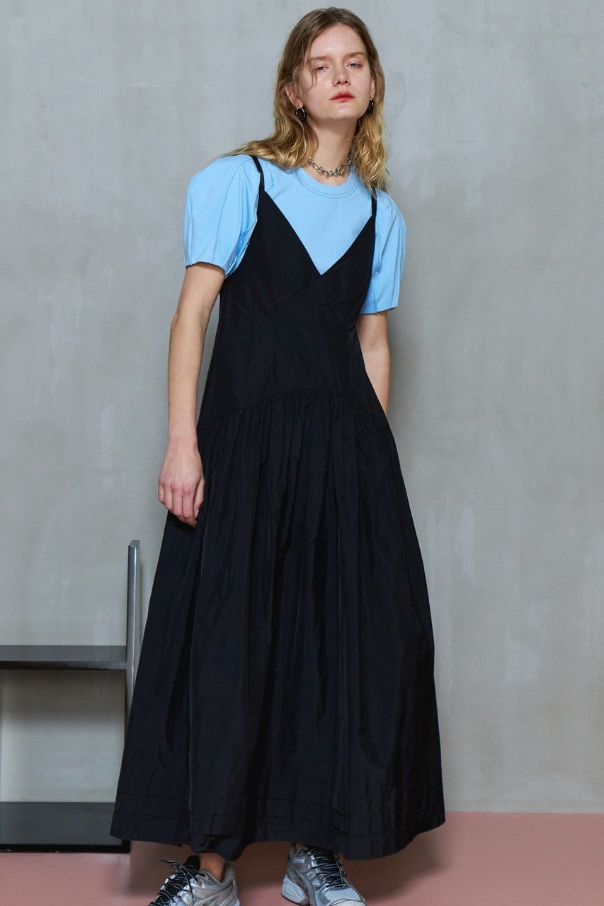 【メゾンスペシャル/MAISON SPECIAL】のTiered Volume Camisole Dress/ティアードボリュームキャミワンピース 人気、トレンドファッション・服の通販 founy(ファニー) 　ファッション　Fashion　レディースファッション　Fashion for Women　ワンピース　Dresses　フォーマル・パーティードレス・結婚式用ドレス　Elegant & Casual Dresses　キャミソールワンピース　Camisole Dresses　チュニック　Tunic Tops & Dresses　インナー　Innerwear　シンプル　Simple, Minimal　タートルネック　Turtleneck, High Neck　チェック　Check, Plaid, Tartan　チュニック　Tunic, Long Top　無地　Plain, Solid Color　リゾート　Resort, Vacation Style　リラックス　Relax, Relaxed Fit　ロング　Long, Long-Length　再入荷　Restock / Back in Stock　おすすめ　Recommended / Our Picks　夏　Summer　エレガント 上品　Elegant　other-8|ID: prp329100004464599 ipo3291000000032813608