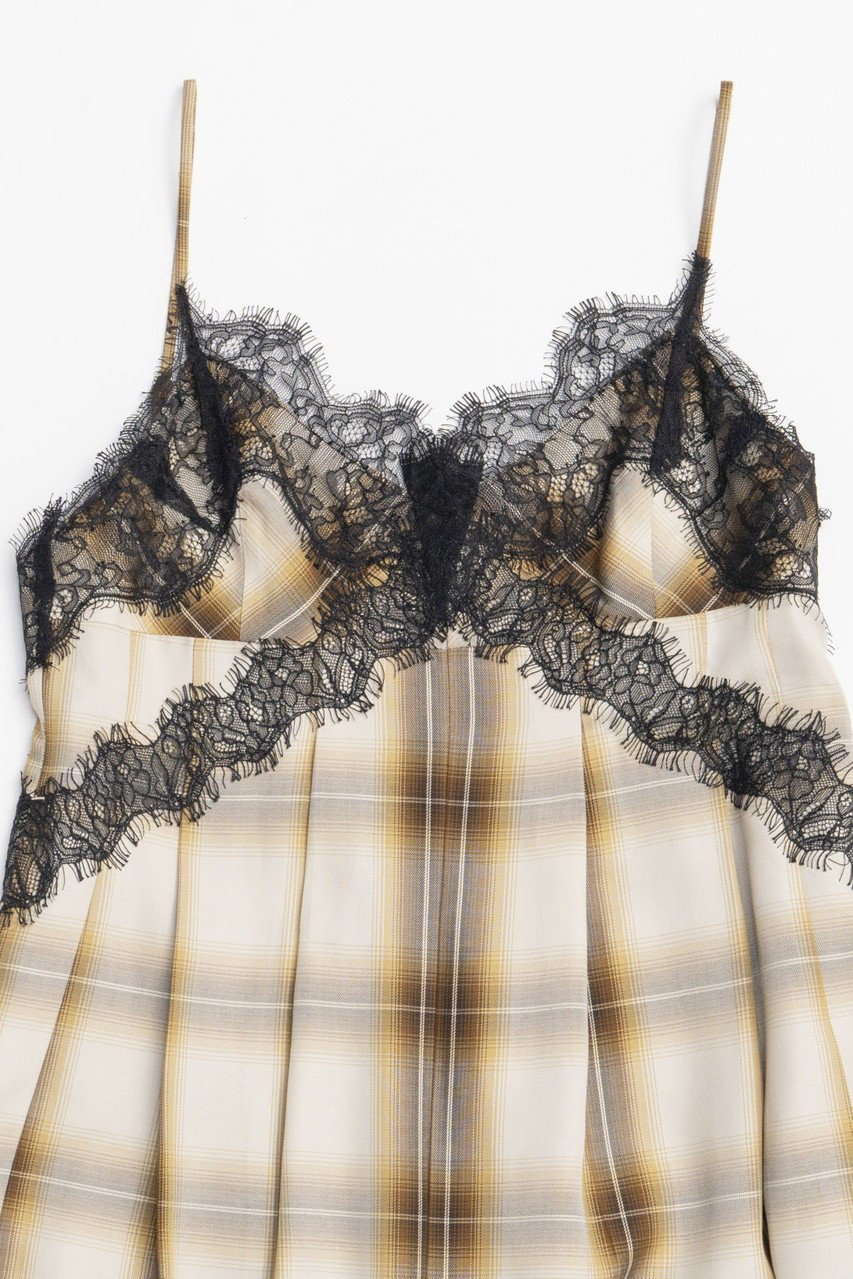 【メゾンスペシャル/MAISON SPECIAL】のPlaid Lace Camisole All-In-One/チェックレースキャミオールインワン 人気、トレンドファッション・服の通販 founy(ファニー) 　ファッション　Fashion　レディースファッション　WOMEN　パンツ　Pants　インナー　Inner　シェイプ　Shape　シンプル　Simple　チェック　Check　レース　Race　エレガント 上品　Elegant　other-2|ID: prp329100004464602 ipo3291000000031249045