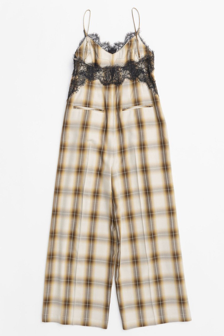 【メゾンスペシャル/MAISON SPECIAL】のPlaid Lace Camisole All-In-One/チェックレースキャミオールインワン 人気、トレンドファッション・服の通販 founy(ファニー) 　ファッション　Fashion　レディースファッション　WOMEN　パンツ　Pants　インナー　Inner　シェイプ　Shape　シンプル　Simple　チェック　Check　レース　Race　エレガント 上品　Elegant　other-6|ID: prp329100004464602 ipo3291000000031323482