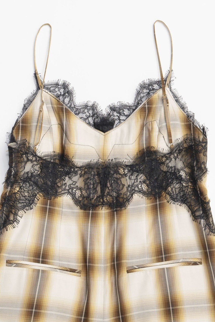 【メゾンスペシャル/MAISON SPECIAL】のPlaid Lace Camisole All-In-One/チェックレースキャミオールインワン 人気、トレンドファッション・服の通販 founy(ファニー) 　ファッション　Fashion　レディースファッション　Fashion for Women　パンツ　Pants & Trousers　インナー　Innerwear　シェイプ　Shape, Slim Fit　シンプル　Simple, Minimal　チェック　Check, Plaid, Tartan　レース　Lace, Lace Fabric　エレガント 上品　Elegant　other-7|ID: prp329100004464602 ipo3291000000035766971