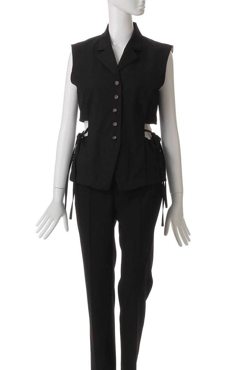 【メゾンスペシャル/MAISON SPECIAL】のSide Hole Gilet/サイドホールジレ 人気、トレンドファッション・服の通販 founy(ファニー) 　ファッション　Fashion　レディースファッション　Fashion for Women　アウター　Coat / Outerwear Collection　レディースジャケット・軽アウター　Jackets　インナー　Innerwear　クラシック　Classic, Timeless Style　シンプル　Simple, Minimal　ジャケット　Jacket, Outerwear　タンク　Tank Top, Sleeveless Top　トレンド　Trend, Trending Now　フロント　Front, Front Design　ベスト　Vest, Waistcoat　半袖　Short Sleeve, Half Sleeve　リボン　Ribbon, Bow　ロング　Long, Long-Length　おすすめ　Recommended / Our Picks　エレガント 上品　Elegant　other-2|ID: prp329100004464606 ipo3291000000036555439