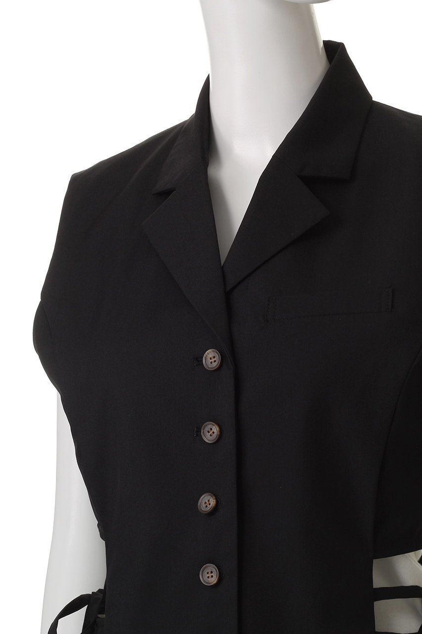 【メゾンスペシャル/MAISON SPECIAL】のSide Hole Gilet/サイドホールジレ 人気、トレンドファッション・服の通販 founy(ファニー) 　ファッション　Fashion　レディースファッション　Fashion for Women　アウター　Coat / Outerwear Collection　レディースジャケット・軽アウター　Jackets　インナー　Innerwear　クラシック　Classic, Timeless Style　シンプル　Simple, Minimal　ジャケット　Jacket, Outerwear　タンク　Tank Top, Sleeveless Top　トレンド　Trend, Trending Now　フロント　Front, Front Design　ベスト　Vest, Waistcoat　半袖　Short Sleeve, Half Sleeve　リボン　Ribbon, Bow　ロング　Long, Long-Length　おすすめ　Recommended / Our Picks　エレガント 上品　Elegant　other-5|ID: prp329100004464606 ipo3291000000036555442