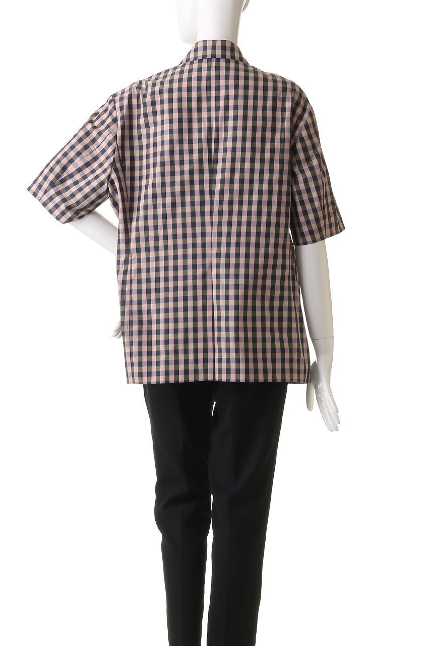 【メゾンスペシャル/MAISON SPECIAL】のColor Plaid Half Sleeve Jacket/カラーチェックハーフスリーブジャケット 人気、トレンドファッション・服の通販 founy(ファニー) 　ファッション　Fashion　レディースファッション　Fashion for Women　アウター　Coat / Outerwear Collection　レディースジャケット・軽アウター　Jackets　春　Spring　カラフル　Colorful Design　キュプラ　Cupro, Eco Fabric　シルク　Silk, 100% Silk　シンプル　Simple, Minimal　ジャケット　Jacket, Outerwear　チェック　Check, Plaid, Tartan　フォーマル　Formal, Dressy　半袖　Short Sleeve, Half Sleeve　リラックス　Relax, Relaxed Fit　S/S・春夏　SS, Spring/Summer, Warm Season　夏　Summer　エレガント 上品　Elegant　other-4|ID: prp329100004464607 ipo3291000000034594766