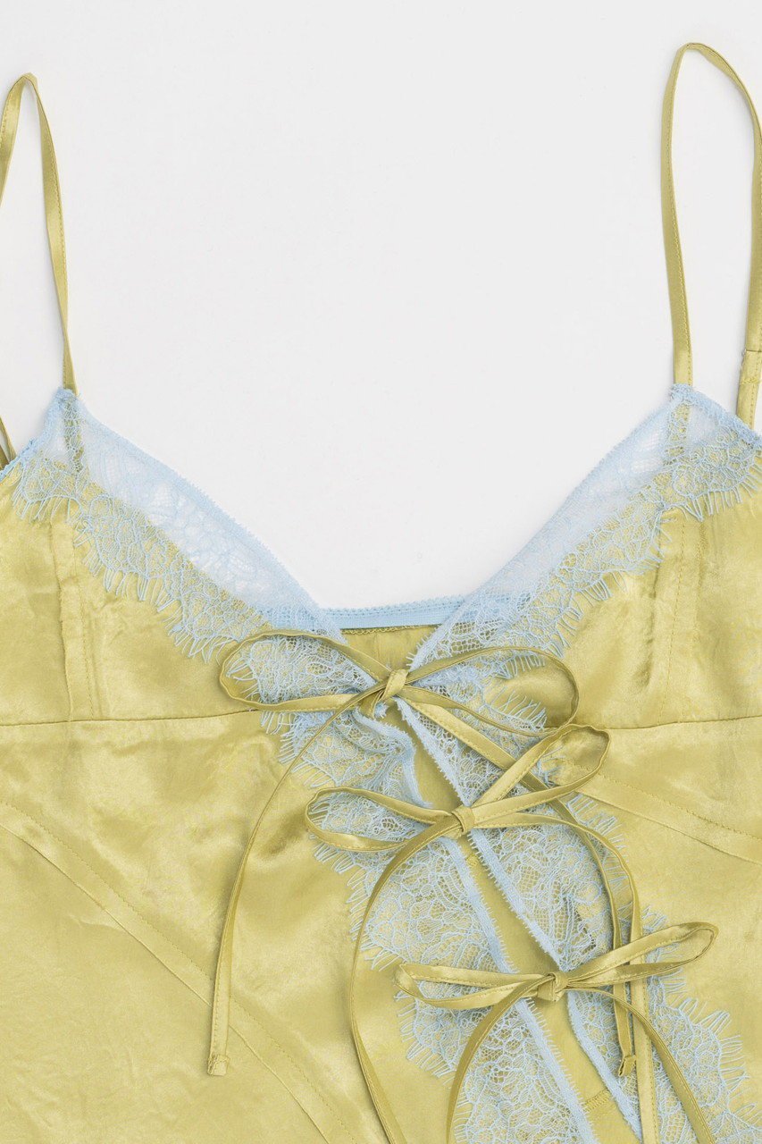 【メゾンスペシャル/MAISON SPECIAL】のLace Docking Satin Camisole/レースドッキングサテンキャミソール 人気、トレンドファッション・服の通販 founy(ファニー) 　ファッション　Fashion　レディースファッション　WOMEN　トップス・カットソー　Tops/Tshirt　キャミソール / ノースリーブ　No Sleeves　シャツ/ブラウス　Shirts/Blouses　キャミソール　Camisole　サテン　Satin　タンク　Tank　ドッキング　Docking　ノースリーブ　No Sleeve　別注　Special Order　ラップ　Wrap　リボン　Ribbon　レース　Race　夏　Summer　エレガント 上品　Elegant　other-2|ID: prp329100004464608 ipo3291000000031249074