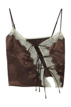 【メゾンスペシャル/MAISON SPECIAL】のLace Docking Satin Camisole/レースドッキングサテンキャミソール BRN(ブラウン)|ID: prp329100004464608 ipo3291000000035822534