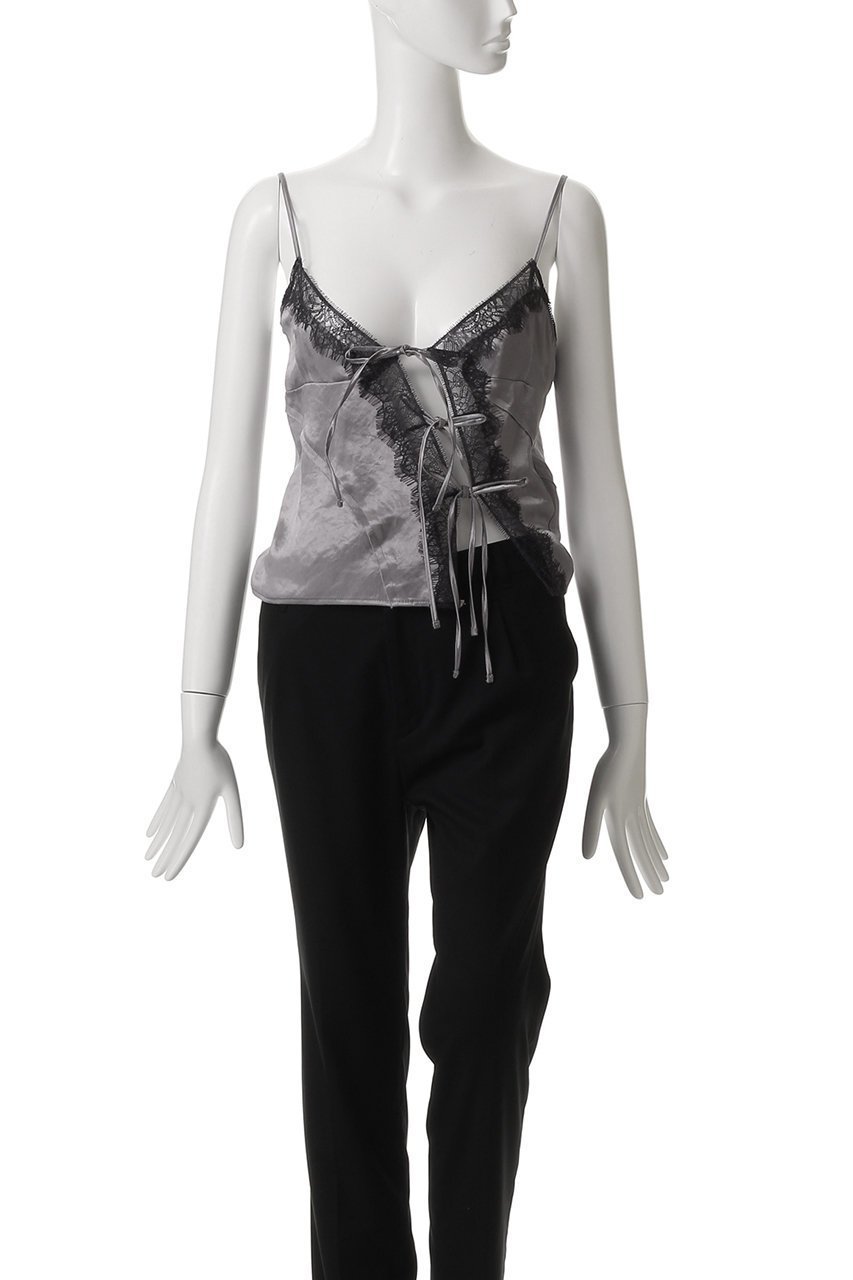 【メゾンスペシャル/MAISON SPECIAL】のLace Docking Satin Camisole/レースドッキングサテンキャミソール 人気、トレンドファッション・服の通販 founy(ファニー) ファッション Fashion レディースファッション Fashion for Women トップス・カットソー Cut & Sew Tops キャミソール&ノースリーブ Camisoles & Sleeveless Tops シャツ・ブラウス・オフィスカジュアル Elegant Blouses & Button-Ups キャミソール Camisole, Spaghetti Strap Top サテン Satin, Glossy Fabric タンク Tank Top, Sleeveless Top ドッキング Docking, Mixed Material ノースリーブ Sleeveless, No-Sleeve 別注 Limited Edition, Custom Order ラップ Wrap, Wrap Design リボン Ribbon, Bow レース Lace, Lace Fabric 夏 Summer エレガント 上品 Elegant other-2|ID: prp329100004464608 ipo3291000000035895289