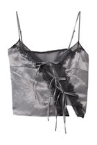 【メゾンスペシャル/MAISON SPECIAL】のLace Docking Satin Camisole/レースドッキングサテンキャミソール GRY(グレー)|ID: prp329100004464608 ipo3291000000036395853
