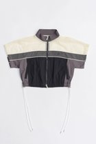 【メゾンスペシャル/MAISON SPECIAL】のColor Block Half Sleeve Tops/カラーブロックハーフスリーブトップス BLK(ブラック)|ID: prp329100004464609 ipo3291000000031236551