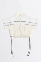 【メゾンスペシャル/MAISON SPECIAL】のColor Block Half Sleeve Tops/カラーブロックハーフスリーブトップス WHT(ホワイト)|ID: prp329100004464609 ipo3291000000031236552