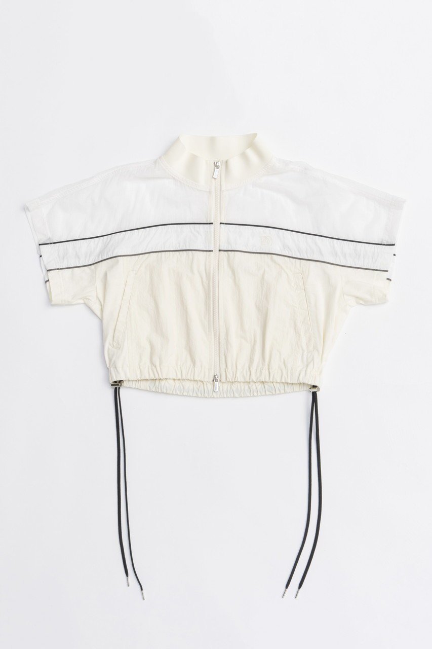 【メゾンスペシャル/MAISON SPECIAL】のColor Block Half Sleeve Tops/カラーブロックハーフスリーブトップス インテリア・キッズ・メンズ・レディースファッション・服の通販 founy(ファニー) 　ファッション　Fashion　レディースファッション　WOMEN　トップス・カットソー　Tops/Tshirt　シャツ/ブラウス　Shirts/Blouses　カットソー　Cut And Sew　コンパクト　Compact　シアー　Sheer　ショート　Short　スピンドル　Spindle　スリーブ　Sleeve　スーツ　Suit　セットアップ　Set Up　定番　Standard　ブロック　Block　おすすめ　Recommend　WHT(ホワイト)|ID: prp329100004464609 ipo3291000000031236552