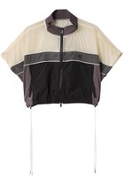 【メゾンスペシャル/MAISON SPECIAL】のColor Block Half Sleeve Tops/カラーブロックハーフスリーブトップス 人気、トレンドファッション・服の通販 founy(ファニー) ファッション Fashion レディースファッション Fashion for Women トップス・カットソー Cut & Sew Tops シャツ・ブラウス・オフィスカジュアル Elegant Blouses & Button-Ups カットソー Cut and Sewn Top コンパクト Compact, Small Size シアー Sheer, See-Through ショート Short, Short Length スピンドル Spindle, Drawcord スリーブ Sleeve, Long Sleeve / Short Sleeve スーツ Suit, Formalwear セットアップ Set-Up, Coordinated Outfit 定番 Standard, Basic Item ブロック Block, Solid Block Pattern おすすめ Recommended / Our Picks thumbnail BLK(ブラック)|ID: prp329100004464609 ipo3291000000036070714