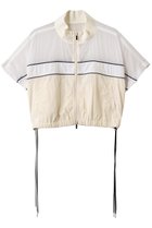 【メゾンスペシャル/MAISON SPECIAL】のColor Block Half Sleeve Tops/カラーブロックハーフスリーブトップス 人気、トレンドファッション・服の通販 founy(ファニー) ファッション Fashion レディースファッション Fashion for Women トップス・カットソー Cut & Sew Tops シャツ・ブラウス・オフィスカジュアル Elegant Blouses & Button-Ups カットソー Cut and Sewn Top コンパクト Compact, Small Size シアー Sheer, See-Through ショート Short, Short Length スピンドル Spindle, Drawcord スリーブ Sleeve, Long Sleeve / Short Sleeve スーツ Suit, Formalwear セットアップ Set-Up, Coordinated Outfit 定番 Standard, Basic Item ブロック Block, Solid Block Pattern おすすめ Recommended / Our Picks thumbnail WHT(ホワイト)|ID: prp329100004464609 ipo3291000000036070715